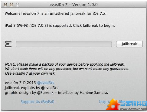 iOS7.x完美越狱工具