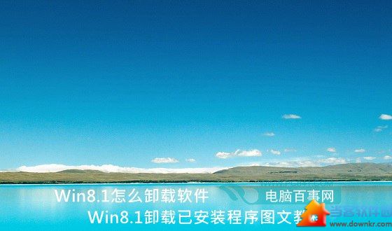 Win8.1怎么卸载软件?