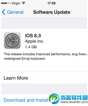 iOS8.3正式版系统更新发布