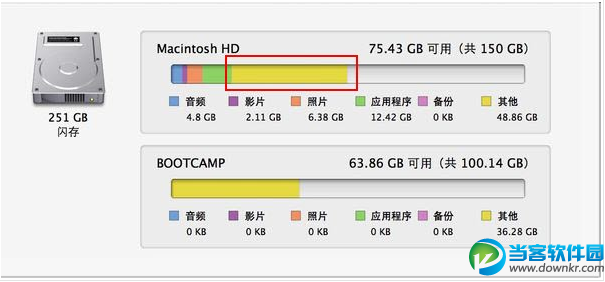 mac存储内存中的“其他”区块清理办法