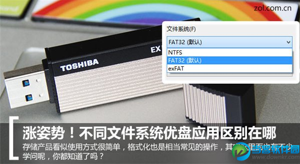 不同文件系统优盘应用区别