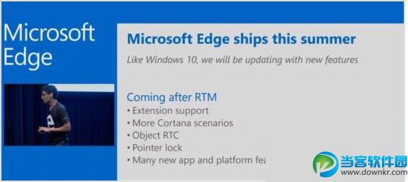 微软在Win10RTM之后公布了将为Edge浏览器添加5项功能