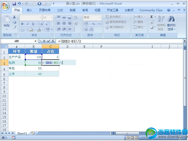 Excel制作漏斗图的办法解析