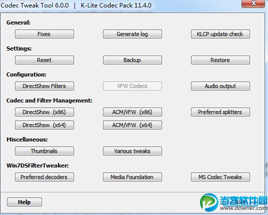 K-Lite Codec Pack Basic  