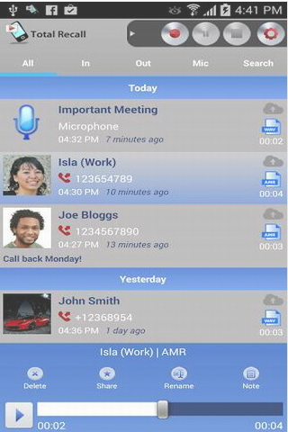 Total Recall | Call Recorder手机版下载