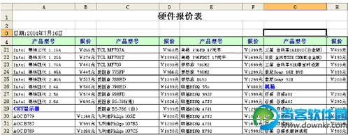 Excel多排表工具下载