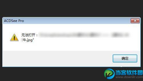 ACDSee在系统上找不到以下文件无法打开怎么处理