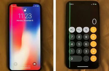 iPhonex屏幕旁边出现绿线是怎么了 iPhonex屏幕旁边绿线是什么问题