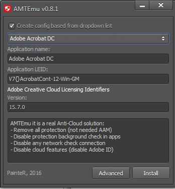 Acrobat Pro DC 2017注册机 v0.8.1 最新版