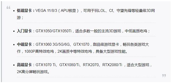 显卡天梯图2018年12月最新版,秒懂台式电脑显卡性能排名