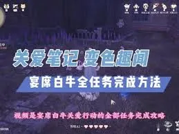 无限暖暖交出配方躲藏之人任务攻略